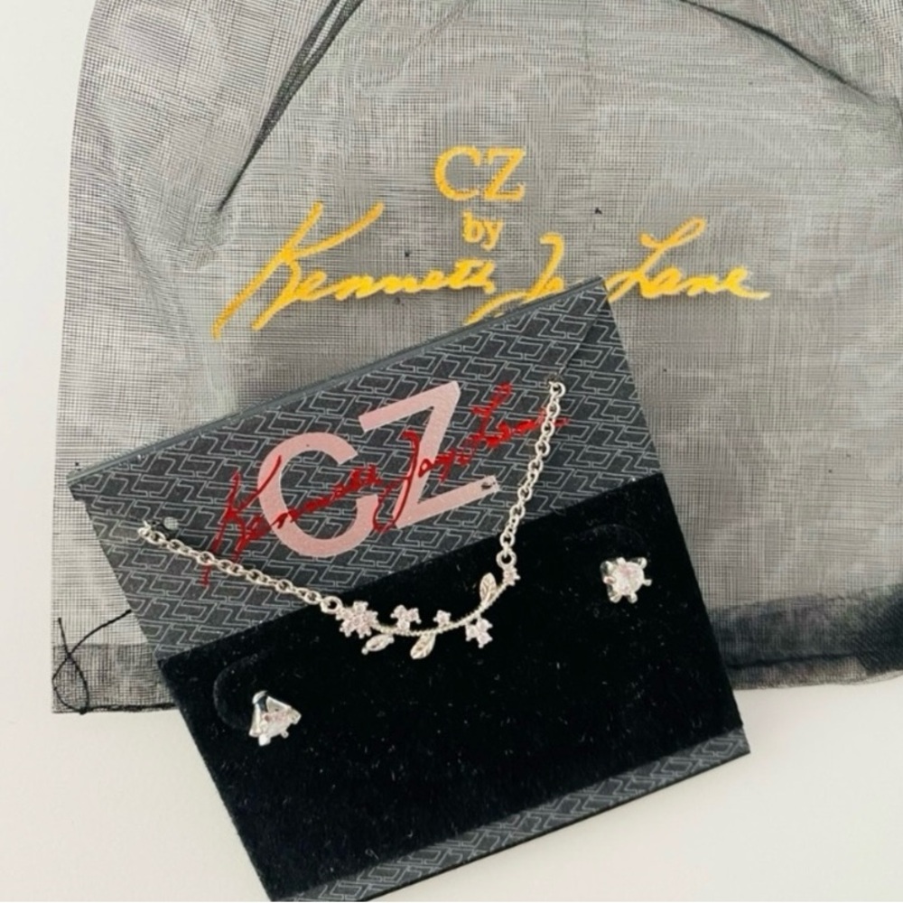 Kenneth Jay Lane Earrings & Necklace Set